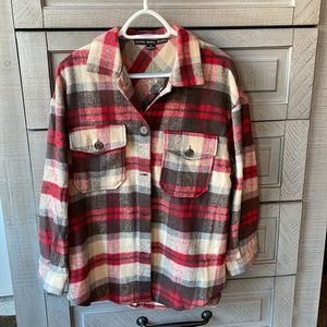 Red Plaid Shacket